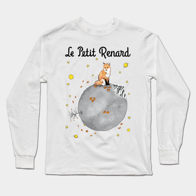 Le Petit Renard Long Sleeve T-Shirt by DrMonekers